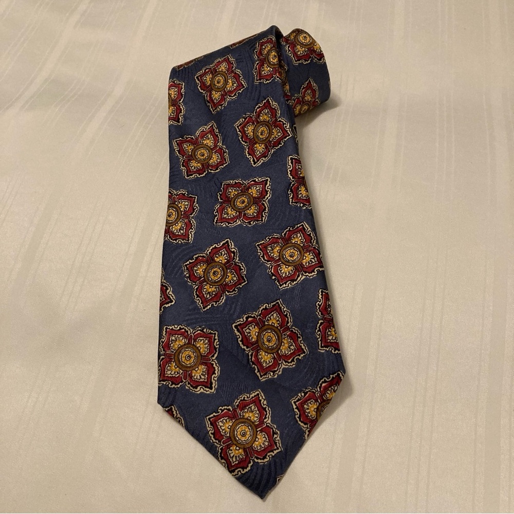 Vintage Hugo Boss 100% Silk Tie Made in Italy